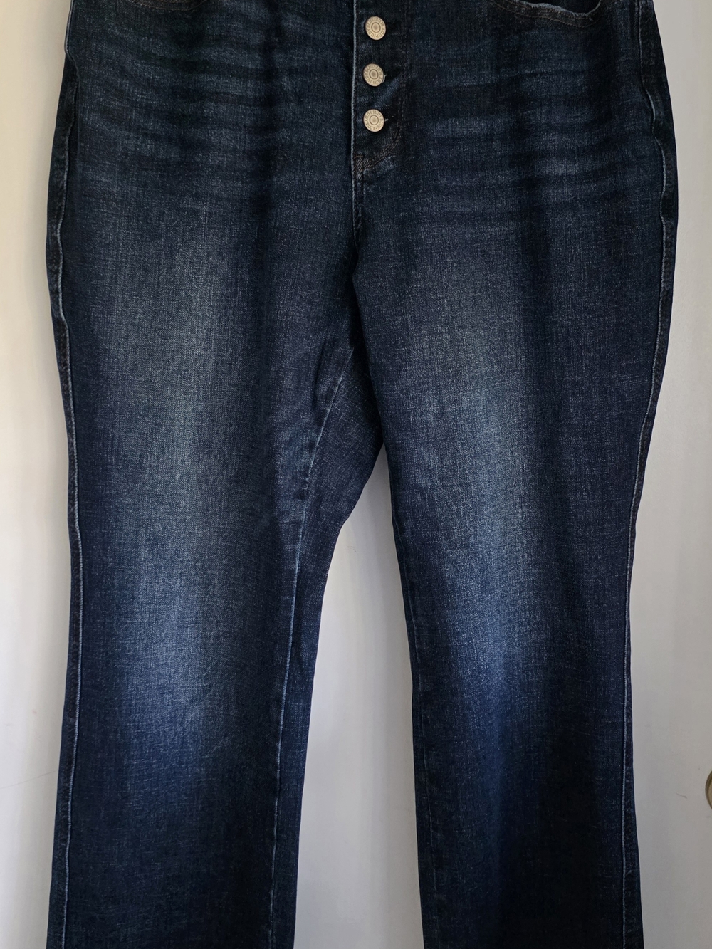 Judy Blue Dark Indigo Straight Leg Jeans 14w